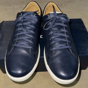 Cole Hann grand cross court II navy leather sneaker